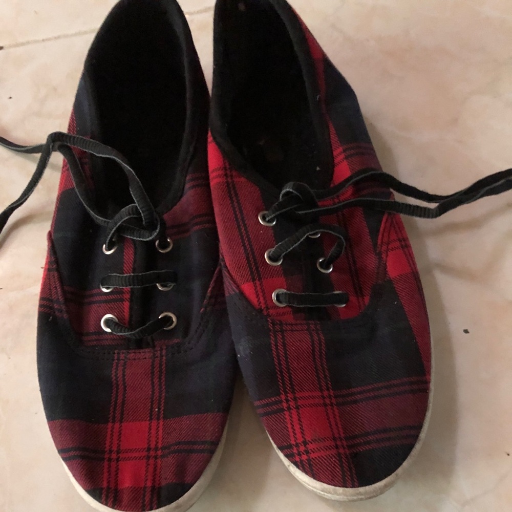Forever 21 plaid sneakers3 for $10 last day